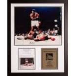 Muhammad Ali - The Phantom Punch, a large scale photograph of the famous bout between Muhammad Ali