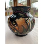 A rare Moorcroft Ovoid Trial vase, by Vicky Lovatt, Hidden Kings pattern, design with inspiration