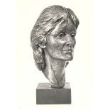 Lucy Poett, Your Mother, Study of Virginia, 43.8cm high x 28cm wide x 19cm deep, bronze,