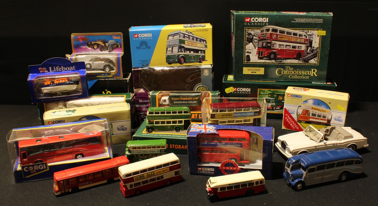 Toys - Corgi Classics including Eddie Stobart models, mostly boxed; other models including Solido,