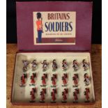 W Britain (Britains) No.9435 Highlanders Pipers, Black Watch band set, Britains Soldiers Regiments