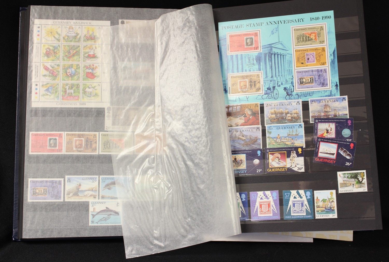 Stamps - Guernsey, appears complete, U/mint collection 1970 - 2004 sets, M/S, etc. in large