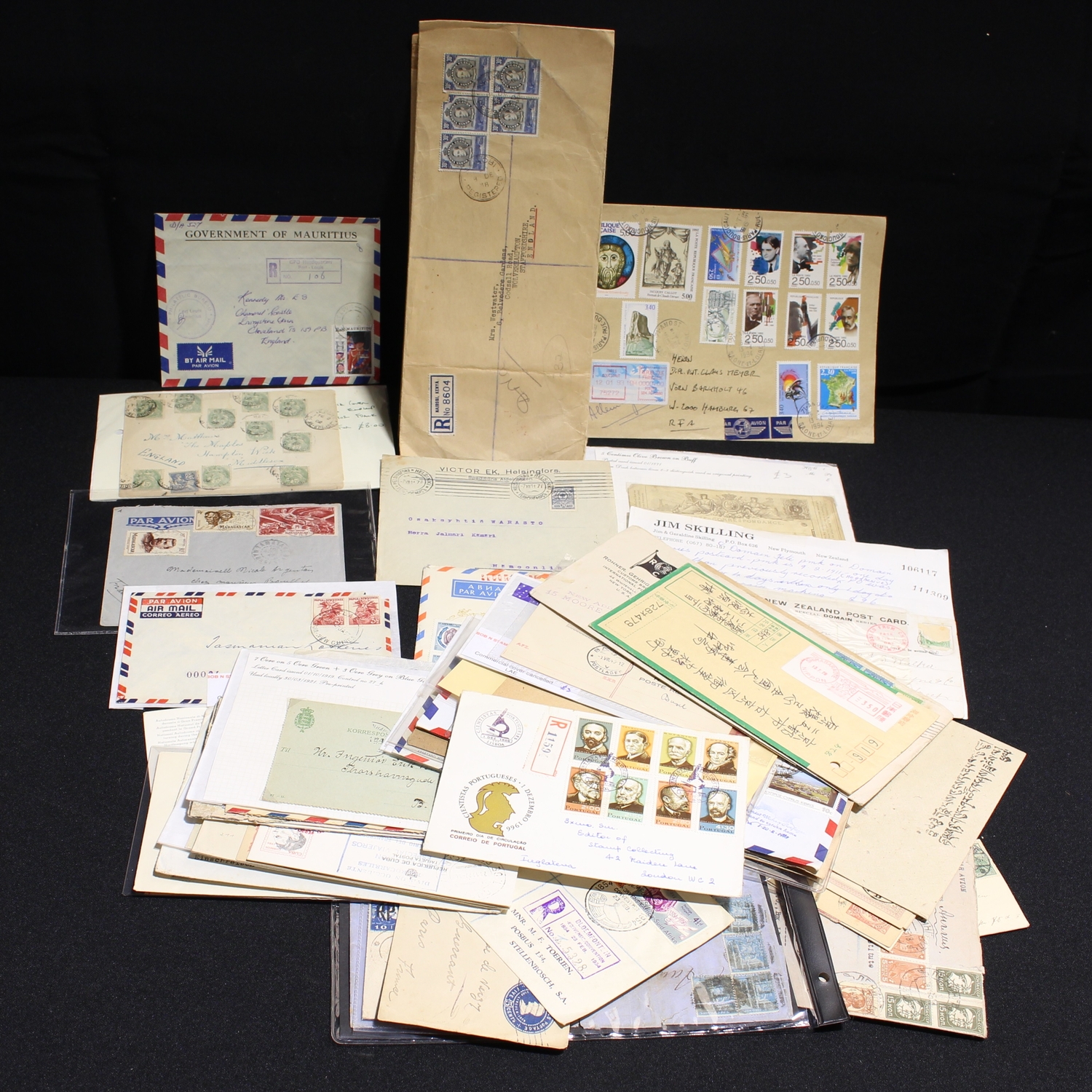 Stamps - Worldwide postal history, 60 covers