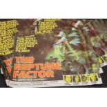 Posters, Sci-Fi and Film, Advertising - ten The Neptune Factor movie posters, each illustrated