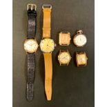 Vintage Watches - a Modanie gentleman's mechanical wristwatch; gold plated case; others; continental