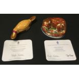 Royal Crown Derby Paperweights- The Australia Collection Duck-billed Platypus, limited signature