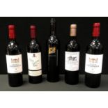Wines - Bordeaux, Chateau Charmail Haut Medoc, 2012 x2; Saint-Emilion Grand Cru 2011; Chateau de