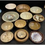 Art Pottery - T R McGuiness and others bowls; various
