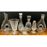 A Baccarat for Thomas Hine Cognac crystal decanter and stopper; others ; Baccarat jug, etc (7)