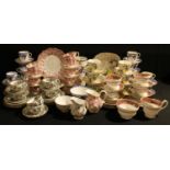 Ceramics - a Victorian Aesthetic Movement tea service; another, Salon China Brugge pattern, c.