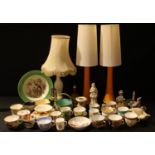 Ceramics - various 18th and 19th century tea wares; Derby; Spode; Carltonware; etc