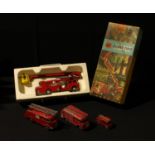 Corgi Major Toys 1127 Simon Snorkel fire engine, boxed; Dinky Supertoys 955 fire engine, unboxed;