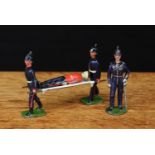 W Britain (Britains) Royal Army Medical Service figures, comprising Medical Doctor, oval base and