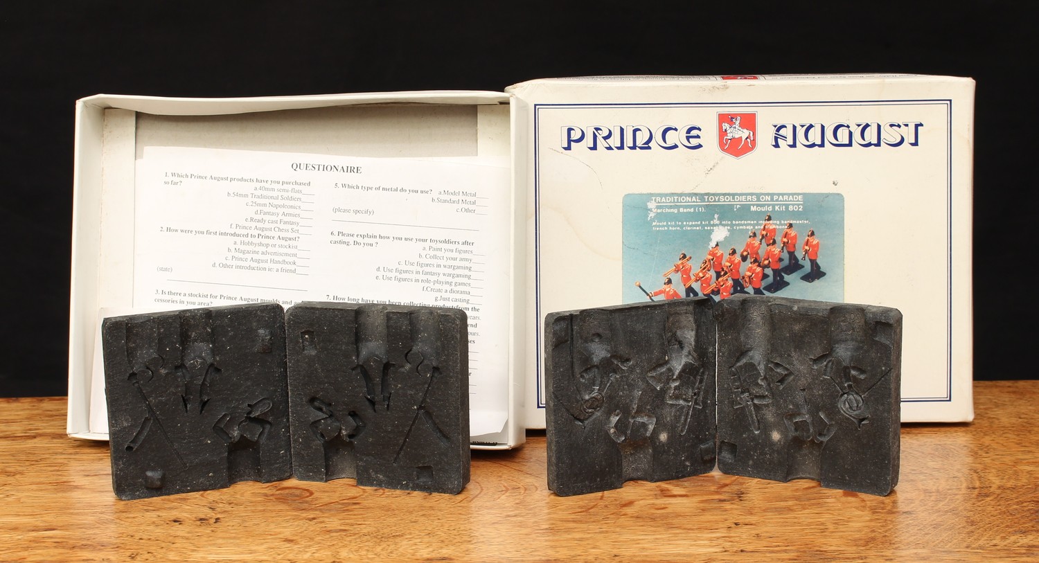 Toys - Lead Soldiers - 54mm scale casting kits for lead miniatures, comprising a Prince August mould - Image 3 of 4