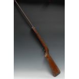 A .177 calibre break-barrel air rifle, serial number C21912. 39cm sighted barrel, walnut stock,