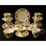 A Colclough Ivy pattern tea set