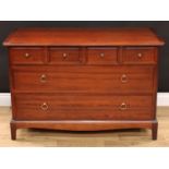 A Stag chest of six drawers, 71cm high, 107cm wide, 46cm deep