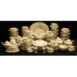 A large and comprehensive Royal Worcester Dunrobin pattern dinner, tea and coffee service,