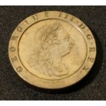 Collectable coins: Boulton & Watt ?cartwheel? groat, 1797 AEF