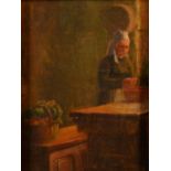 Dutch School (19th century) Kitchen Maid oil on panel, 33cm x 25cm