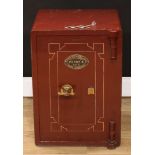 An early 20th century safe, Perry's Safe, Thomas Perry & Son Ltd Successors, West Bromwich, numbered