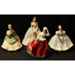 A Royal Worcester figure, A Day to Remember, figure of the year 1998, CW395; a Royal Doulton figure,