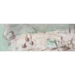 Ges Wilson Abstract Small Cave oil on board, 50cm x 20cm