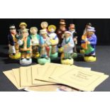 A set of twelve Peter Jackson for Franklin Mint toby jugs, The Cries of Old London, Chimneys to