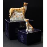 A Royal Crown Derby paperweight, Cheetah, Goviers signature edition, pre-release exclusive, 179/950,