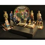 The Last of the Summer Wine, Danbury Mint, a collection of figures, Compo, Clegg, Foggy, Norah