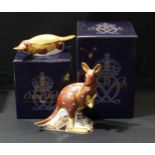 A Royal Crown Derby paperweight, Duck-billed Platypus, The Australia Collection, signature limited