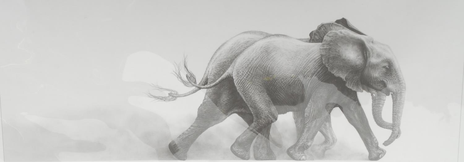 Gary Hodges Wildlife Artist (1954- ), by and after, Joy, monochrome print, signed in pencil, 33cm