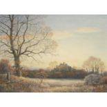 S Burden (contemporay) Belvoir Castle signed, oil on board, 55cm x 74cm