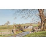 Neil Clarke Bradbourne Mill, Near Ashbourne signed, oil on board, 23.5cm x 39cm; another