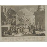 The South Sea Bubble of 1720, Georgian Satire - After William Hogarth FRSA, caricature, An
