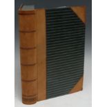 Bookbinding - a mid-Victorian local bookbinder's ledger, compiled by Joseph Burrows, Bookbinder,