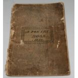 Poetry - a 19th century handwritten manuscript book, A Poetry Journal 1856, various titles and