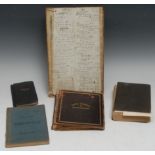 Miscellaneous Manuscripts - a George III vellum accounts ledger, partially-inscribed from 1811