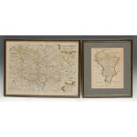 Thomas Jefferys, an engraved map, A New and Correct Chart of Europe, 35cm x 41.5cm; William Kip (