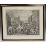 Luke Sullivan (1705-1771), after William Hogarth FRSA (1697-1764), A Representation of the March