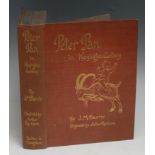 Barrie (J.M.) & Rackham (Arthur, illustrator), Peter Pan in Kensington Gardens, first edition