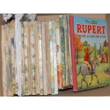 Children's Books - Rupert Annuals, including 1945 (repaired), 1946, 1947, 1948, 1949 (2), 1950,