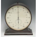 Photography - a German photographic dark room timer, by Jughans, 19.5cm dial, subsidiary seconds