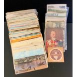 Postcards - early 20th century and later inc Bamforth, Manchester, Windsor, Matlock Bath, Edinburgh,