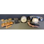 A set of postal balance scales & weights; cradle telephone; Hawkeye Ace camera etc
