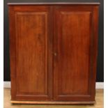 An early 20th century mahogany compactum wardrobe, by Innovation, 16 New Bond Street, London, Paris,