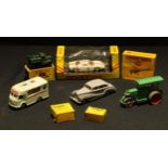 Dinky Toys 716 Westland Sikorsy S.51 helicopter, boxed; Dinky Toys 215 Ford G.T. racing car, white