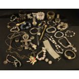 Costume Jewellery - assorted including Pandora type; other beads, bangles, necklaces, fashion