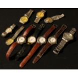 Watches; a men's Rone wrist watch; others, Ben Sherman, Addidas, etc (10).