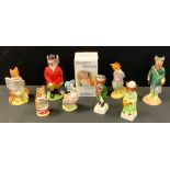 Beswick models, Beatrice Potter, Jemima Puddleduck, Foxy Whiskered Gentleman; Tailor of